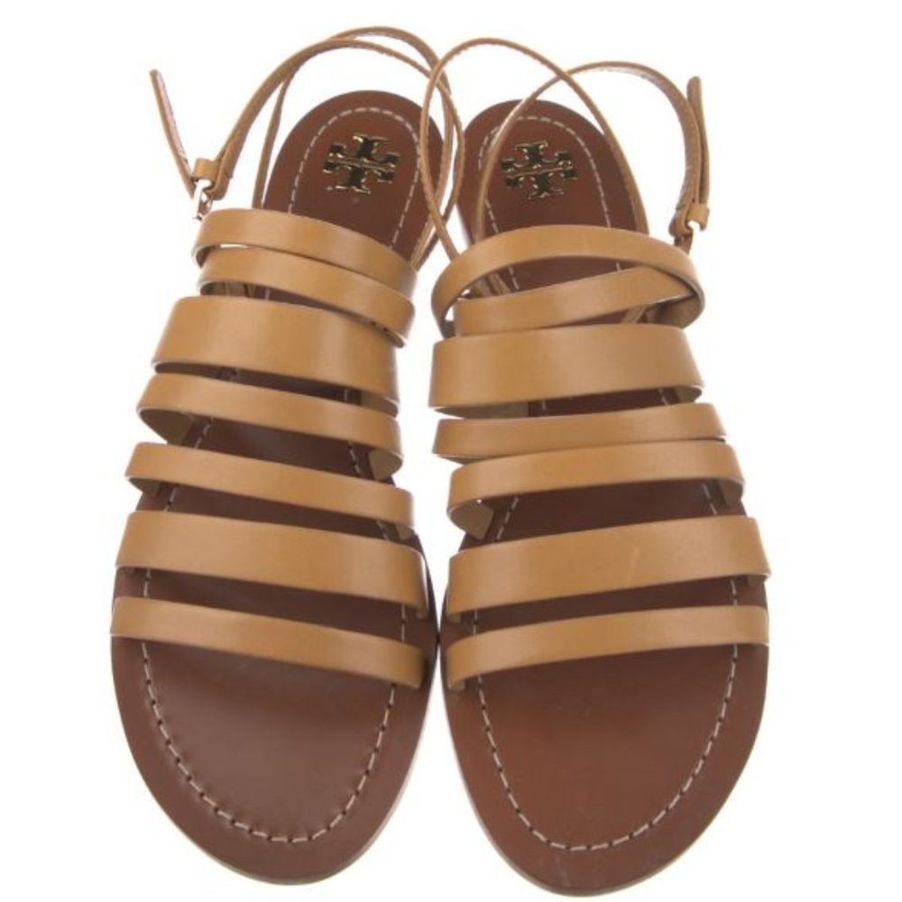 NEW Tory Burch Tan Gladiator Sandals Size 8.5